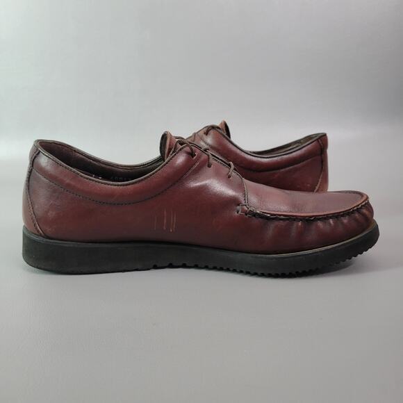 Wright Walker Men’s Oxford Leather Lace Up Shoes Size 11 AA Made In Italy - Picture 3 of 16